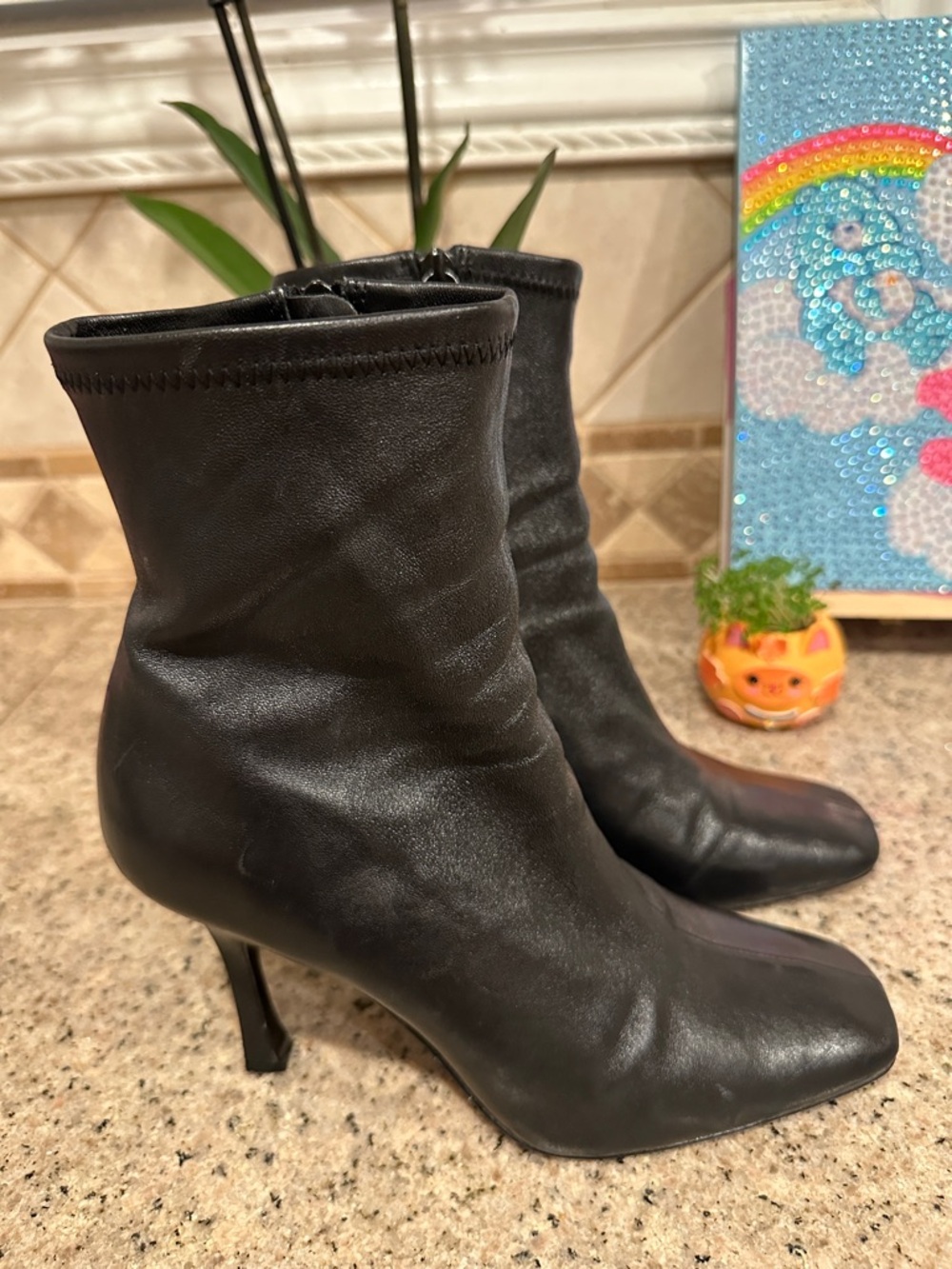 Reformation Evelyn Heeled Stretch Boots
